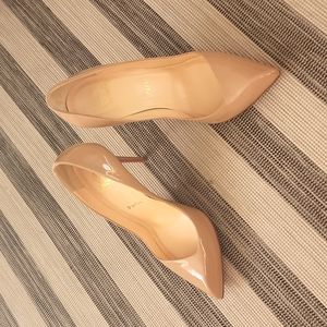 Christian Louboutin Beige Heels size 36.5 size 6 1/2